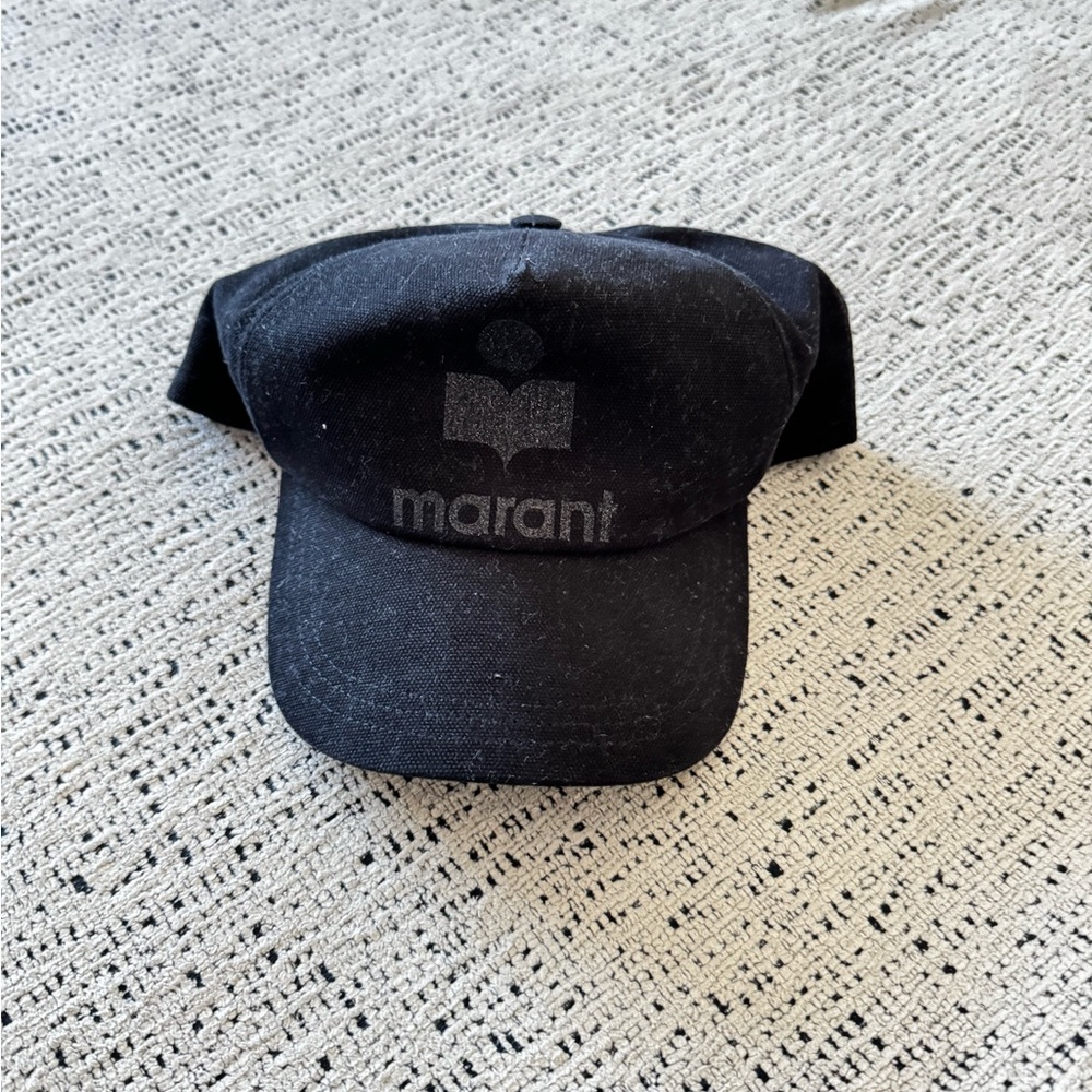 Isabel Marant Black Logo Cap